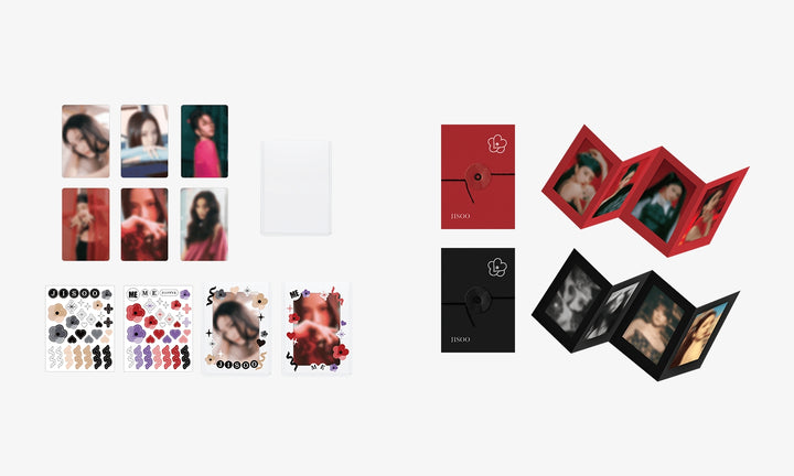 Jisoo (of Black Pink) - "ME" Official MD - Photocard Deco Kit, Photocard Folder - HALLYUSUPERSTORE