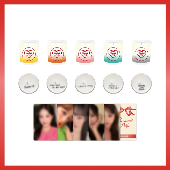 Loossemble - 1st Annual "LOVEssemble Party" Official MD (TinCase Photocard Set, Wine Cup, Message Candle) - HALLYUSUPERSTORE