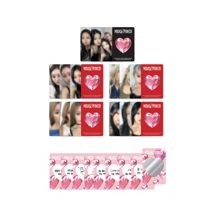 Kiss Of Life - "Midas Touch" Official MD (Photocard Set, Badge, KeyRing, Pouch, Grip Tok) - HALLYUSUPERSTORE