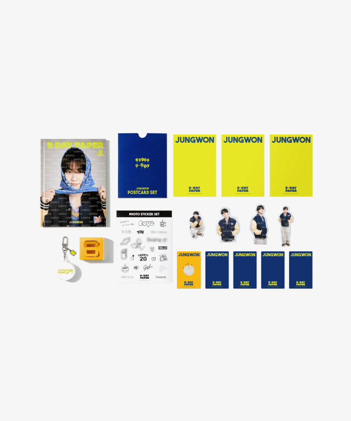Jungwon (of Enhypen) - B-Day Paper - HALLYUSUPERSTORE