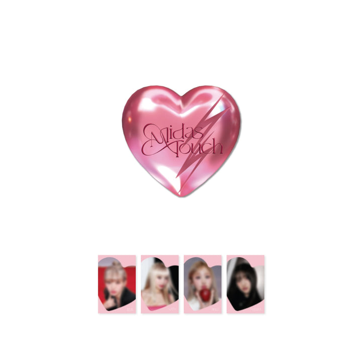 Kiss Of Life - "Midas Touch" Official MD (Photocard Set, Badge, KeyRing, Pouch, Grip Tok) - HALLYUSUPERSTORE