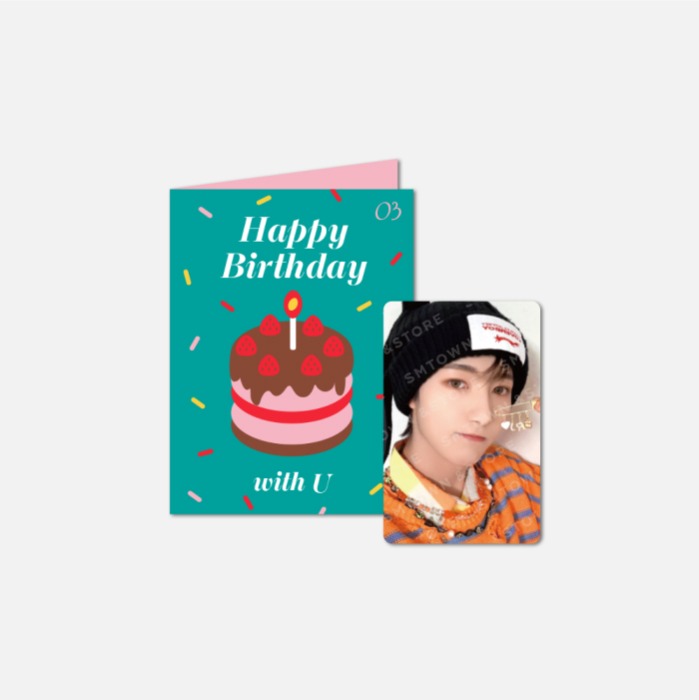 Renujun (Of NCT) - SMtown & Store Birthday Card - HALLYUSUPERSTORE