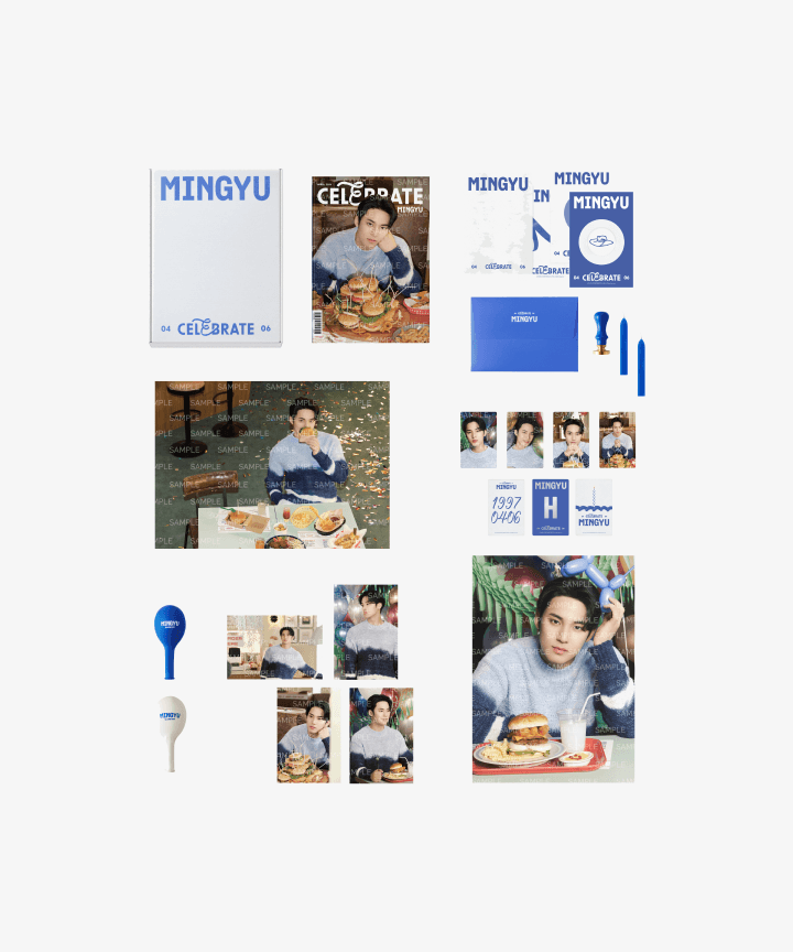 Mingyu (of Seventeen) - Happy Mingyu Day BirthDay Box Ver. 3 (2024) - HALLYUSUPERSTORE