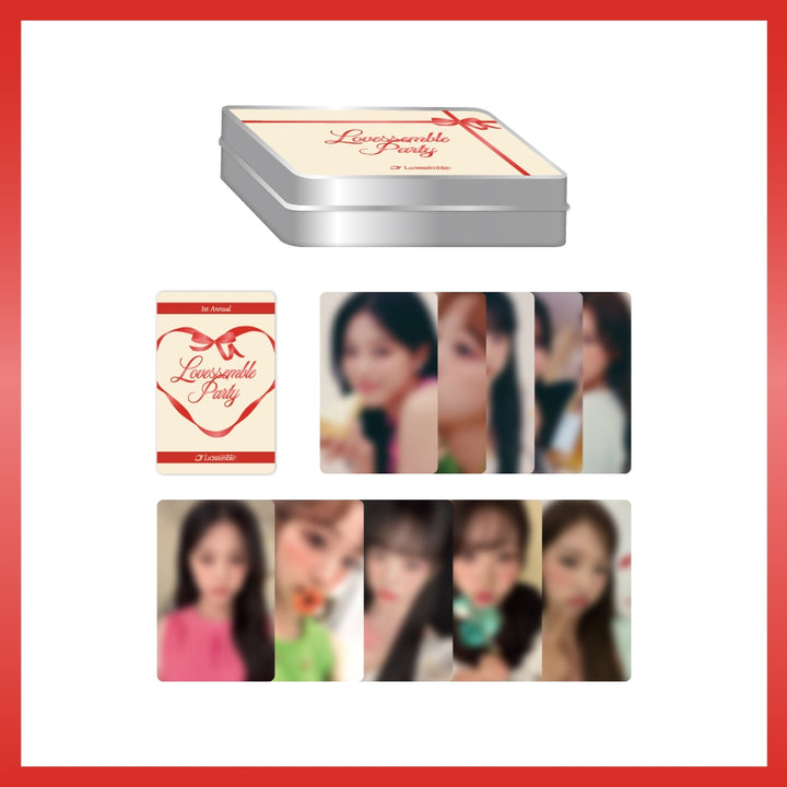 Loossemble - 1st Annual "LOVEssemble Party" Official MD (TinCase Photocard Set, Wine Cup, Message Candle) - HALLYUSUPERSTORE