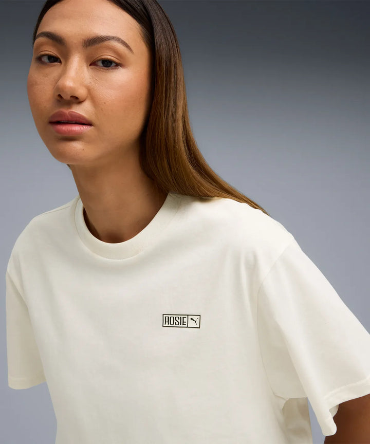 ** ROSE X PUMA - Relaxed T-shirt - Warm White / 633806-77