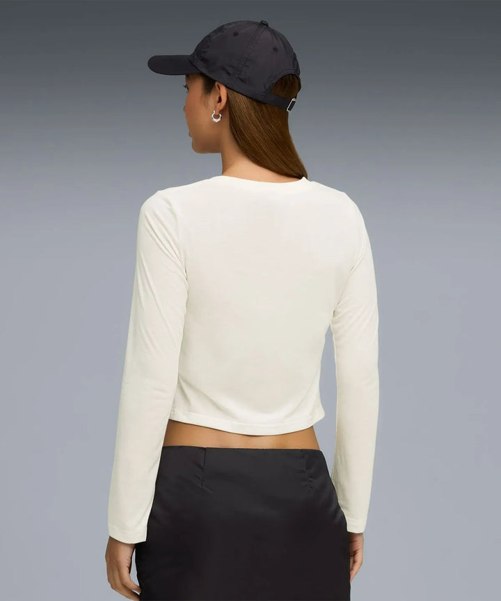 ** ROSE X PUMA - Puma x Rose Slim Long Sleeve T-Shirt - Warm White / 633805-77