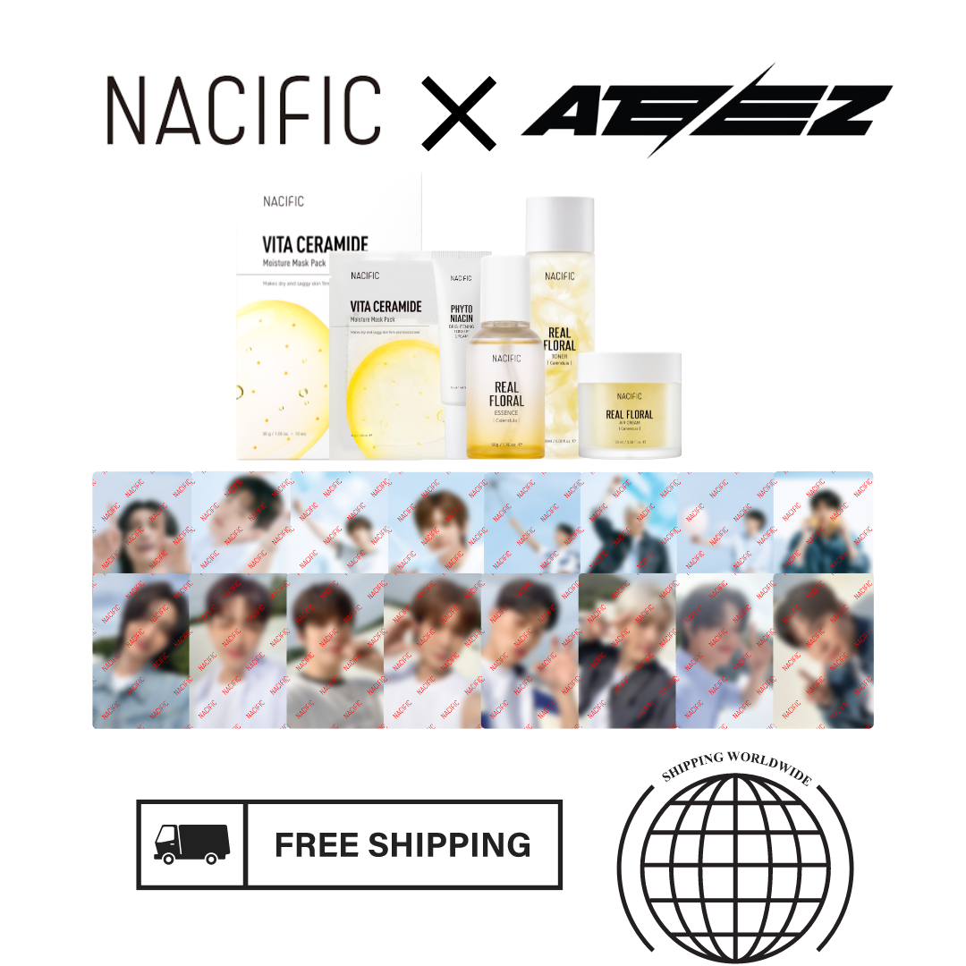 Ateez X Nacific - Summer Vibe (Premium Set, Skin Care Set) - HALLYUSUPERSTORE