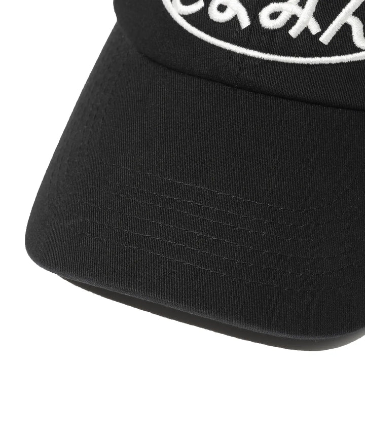 **QWER -Siyeon Logo logo ball cap BLACK