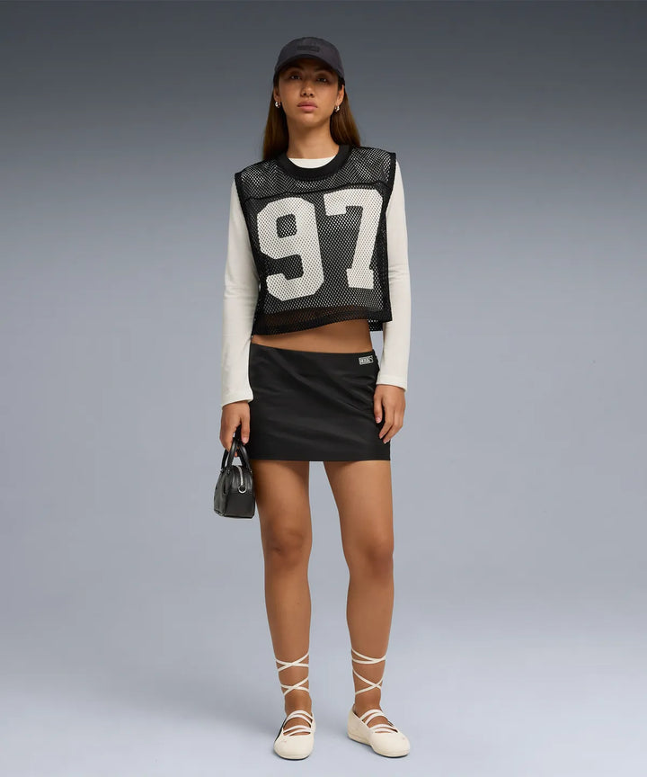 ** ROSE X PUMA - Puma × Rose Slim Micro Mini Skirt WV-Black / 633798-01