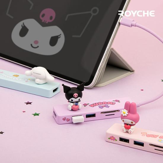 ** Royce Sanrio Characters C Type USB SDTF Multi Hub