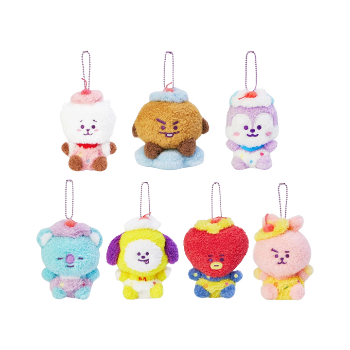 BT21 - On the Cloud Doll Keyring (Choose Member) - HALLYUSUPERSTORE