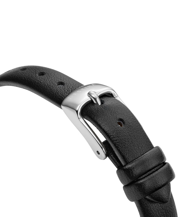 ** IU PICK - jestina NUOVO TEMPO leather watch  Black & White (custom-made)