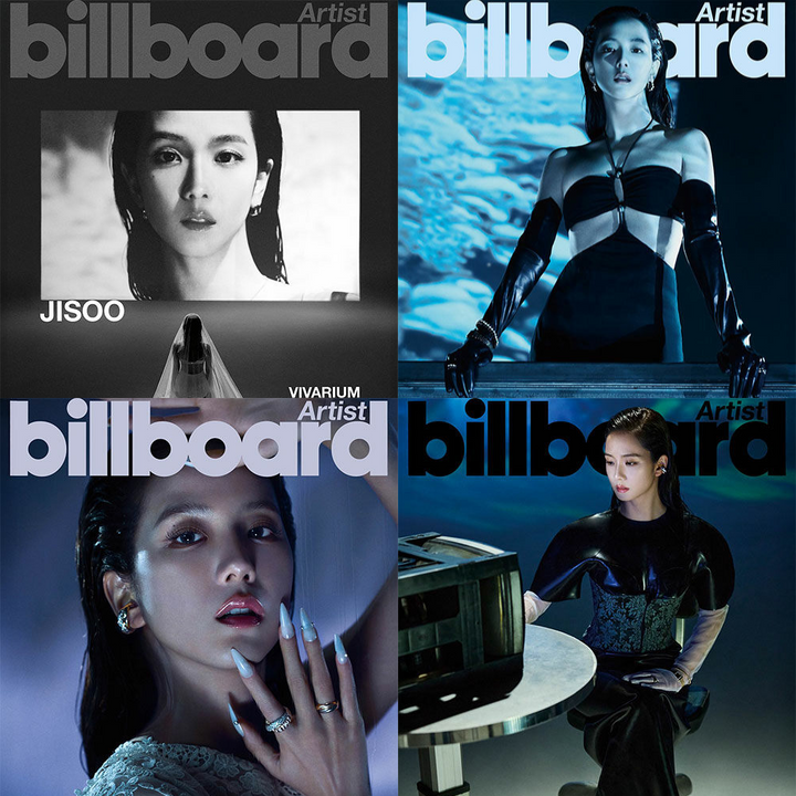 JISOO (of Blackpink)- Billboard Artist (A,B,C,D Version Choose) + Postcard Benefit
