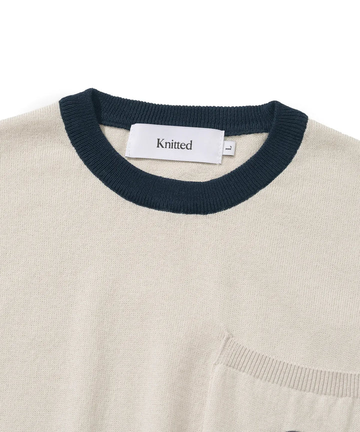 **QWER -Siyeon Doughnut Pocket Round Knitwear SWISS