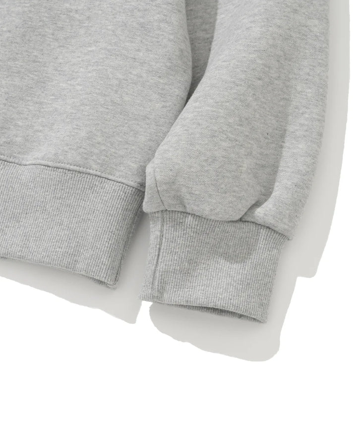 **QWER -Siyeon Pigment Let's Love sweatshirts MELANGE GREY