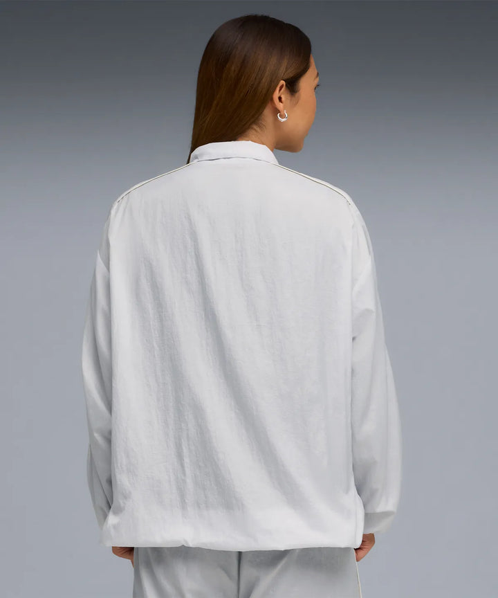 ** ROSE X PUMA - Puma x Rosé T7 Oversized Track Jacket WV - Silver Mist / 633793-32