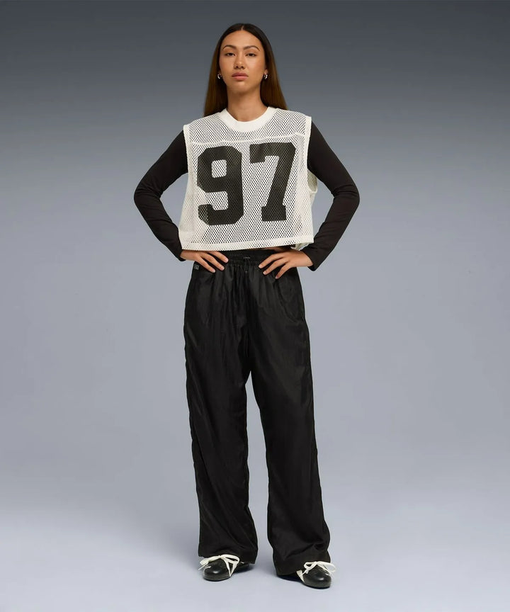 ** ROSE X PUMA - Relaxed Mesh Top - Warm White / 633804-77