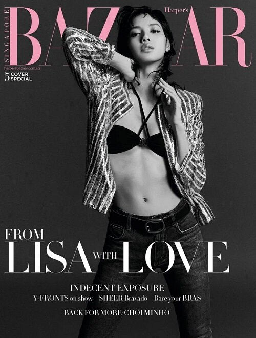 **Lisa (of Black Pink) - Harper's Bazaar Singapore 2023.3
