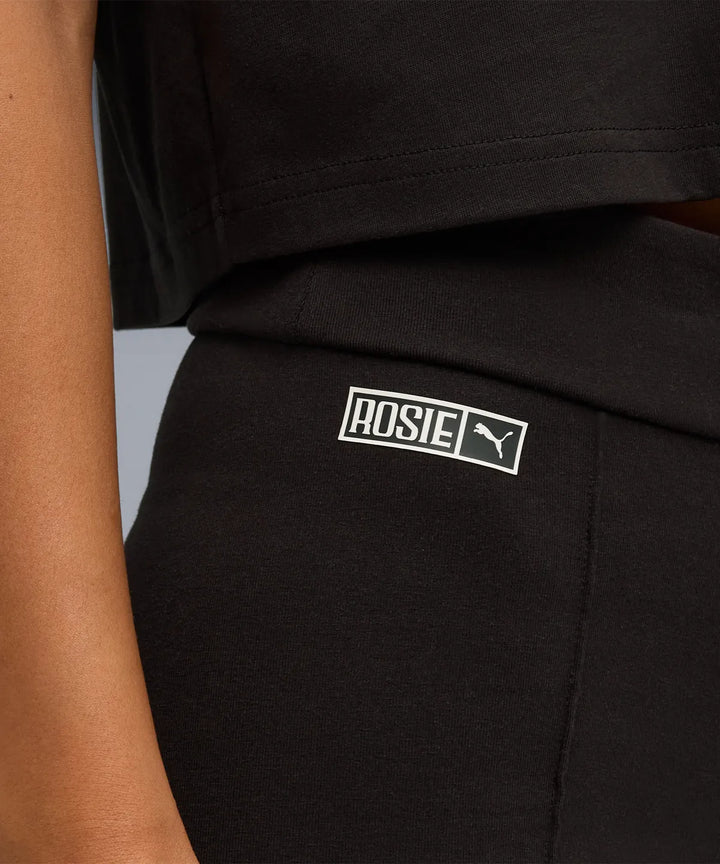 ** ROSE X PUMA - Slim pintuck flare leggings - Black / 635156-01