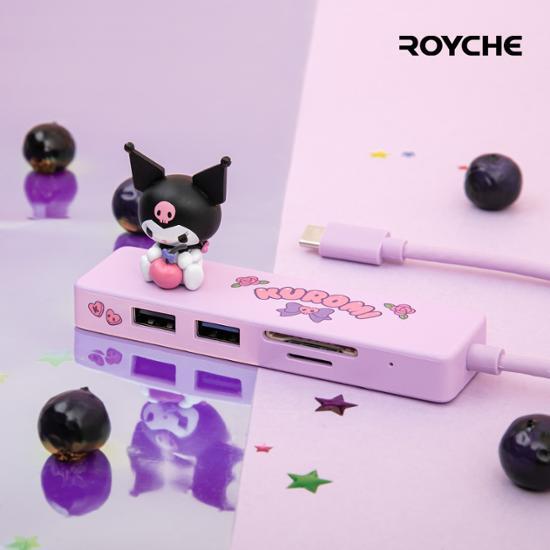 ** Royce Sanrio Characters C Type USB SDTF Multi Hub
