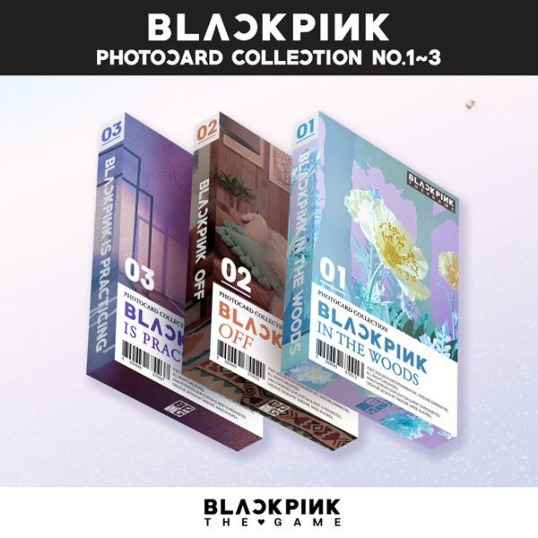 BlackPink - The Game Photocard Collection No.1 ~ No.3 (Choose Version) - HALLYUSUPERSTORE