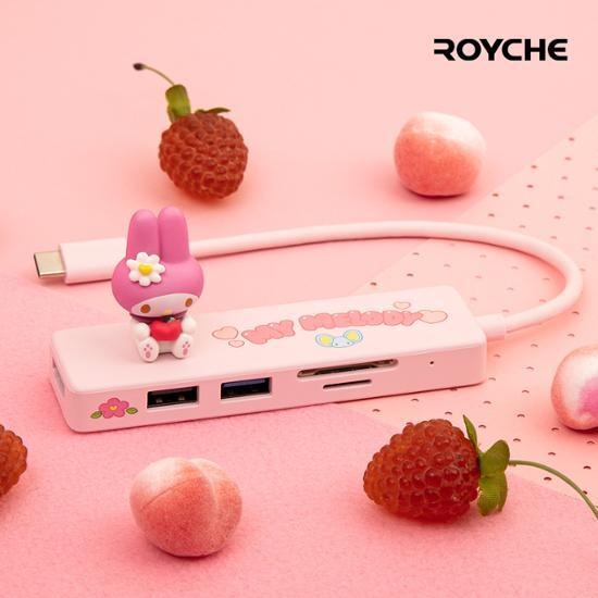 ** Royce Sanrio Characters C Type USB SDTF Multi Hub