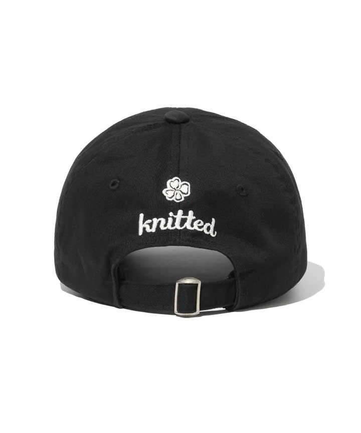 **QWER -Siyeon Logo logo ball cap BLACK