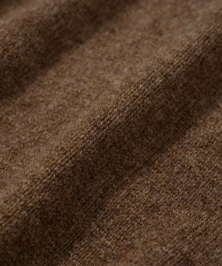 **QWER -Siyeon Nordic melody hoodie cardigan BROWN