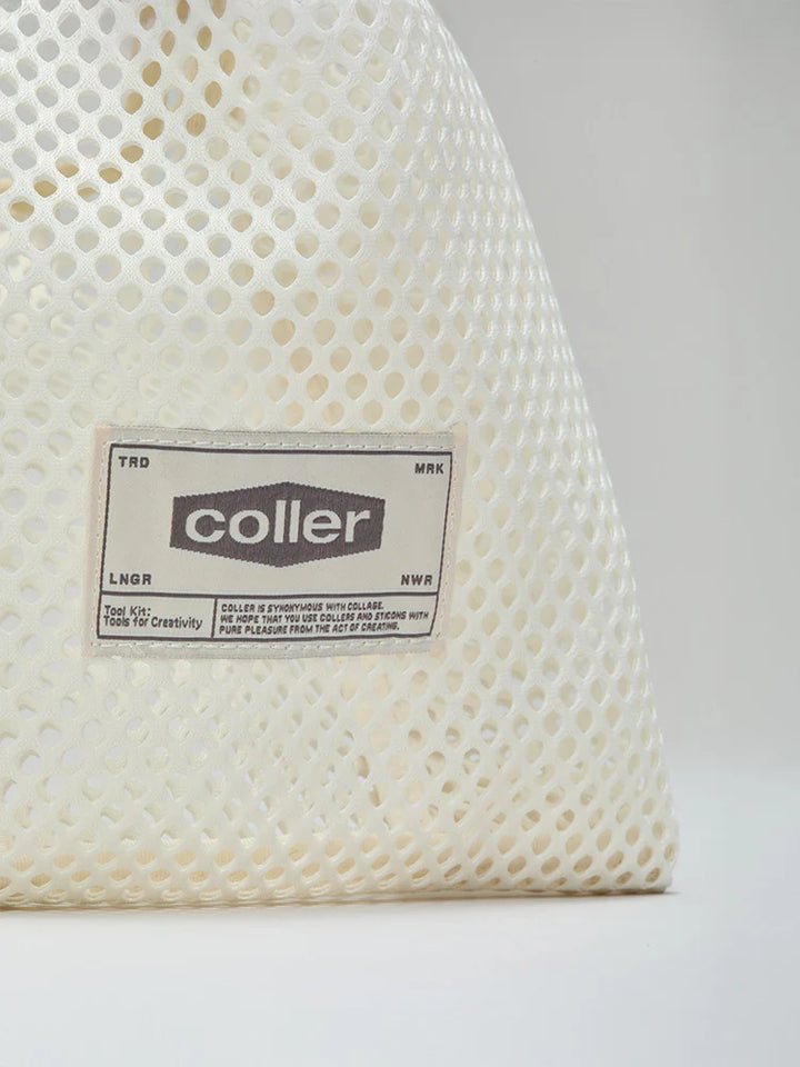 ** COLLER- COLLER Mesh Mini Tote Bag Shade oat cream