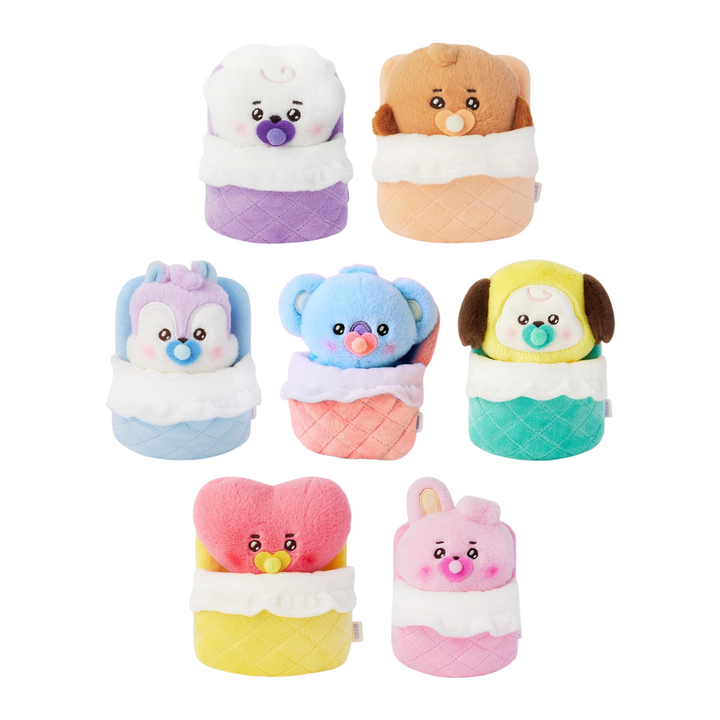 BT21 - NewBorn Baby Plush Doll (Choose Member) - HALLYUSUPERSTORE