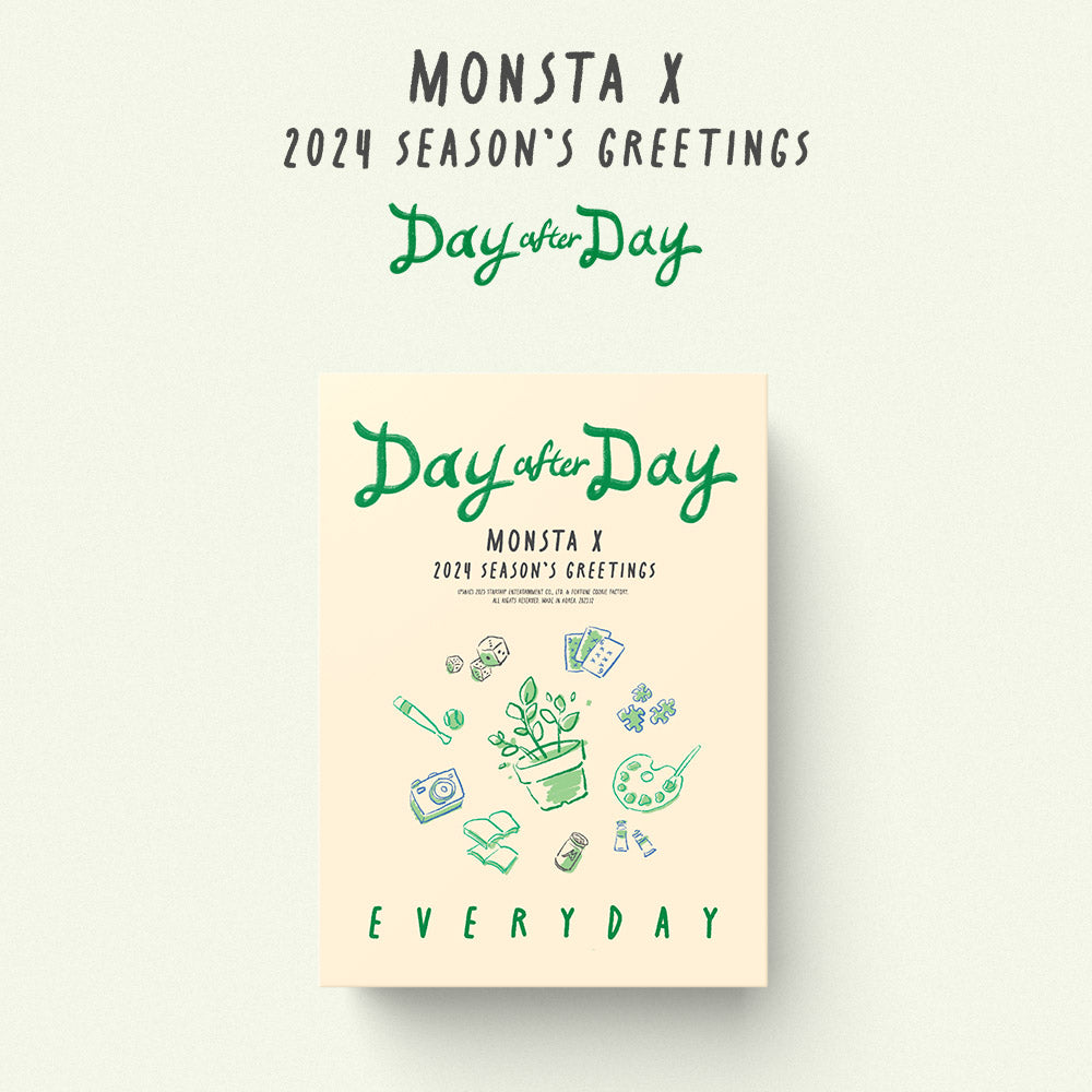 Monsta X - Monsta X 2024 Season's Greetings "Day after Day" (Choose Version) - HALLYUSUPERSTORE