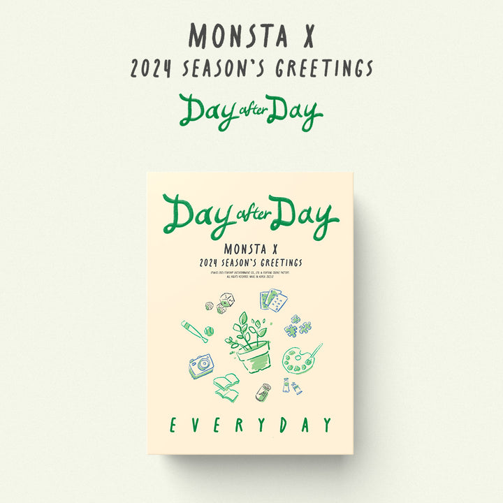 Monsta X - Monsta X 2024 Season's Greetings "Day after Day" (Choose Version) - HALLYUSUPERSTORE