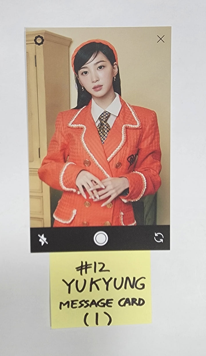 ALICE "Show Down" - Official Photocard, Message Card - HALLYUSUPERSTORE
