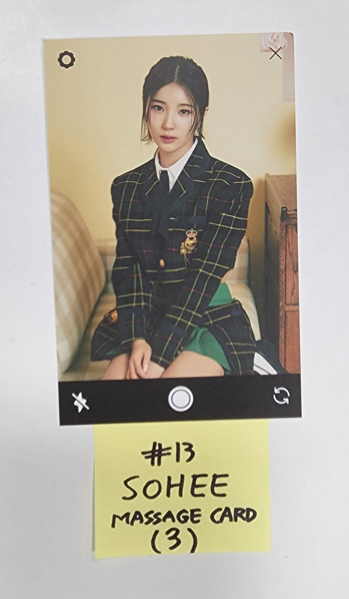ALICE "Show Down" - Official Photocard, Message Card - HALLYUSUPERSTORE