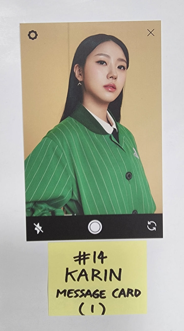 ALICE "Show Down" - Official Photocard, Message Card - HALLYUSUPERSTORE