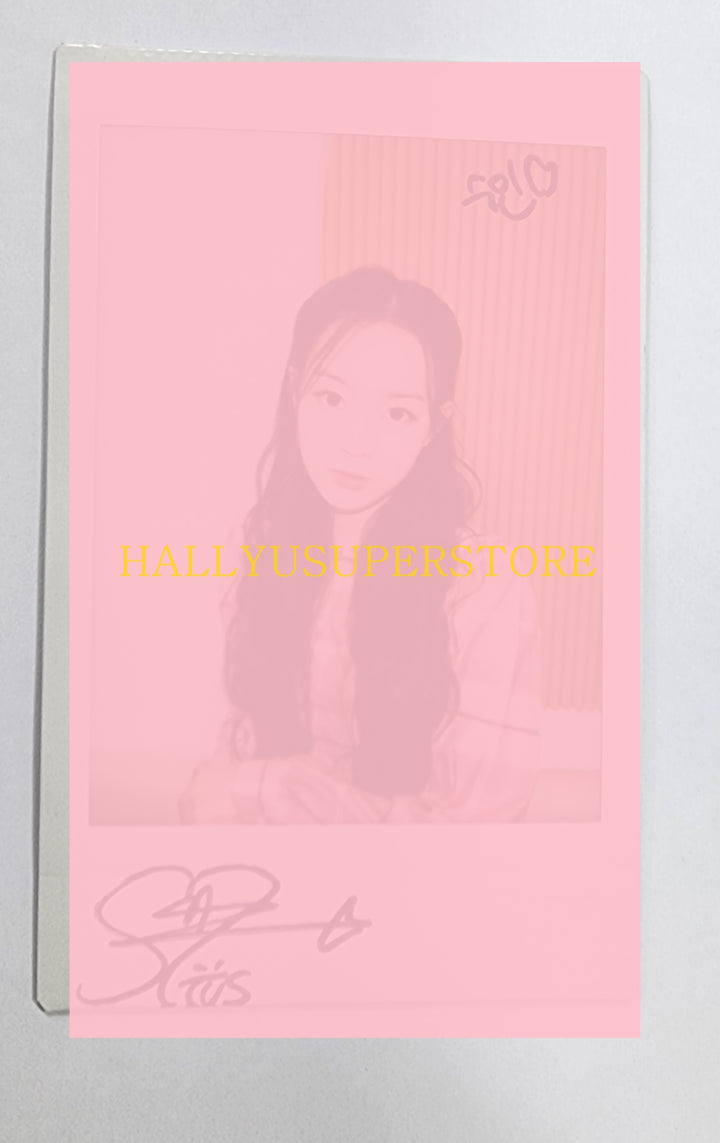 Kim Soomin (Of TripleS) "ASSEMBLE" - Hand Autographed(Signed) Polaroid & Message Photocard - HALLYUSUPERSTORE