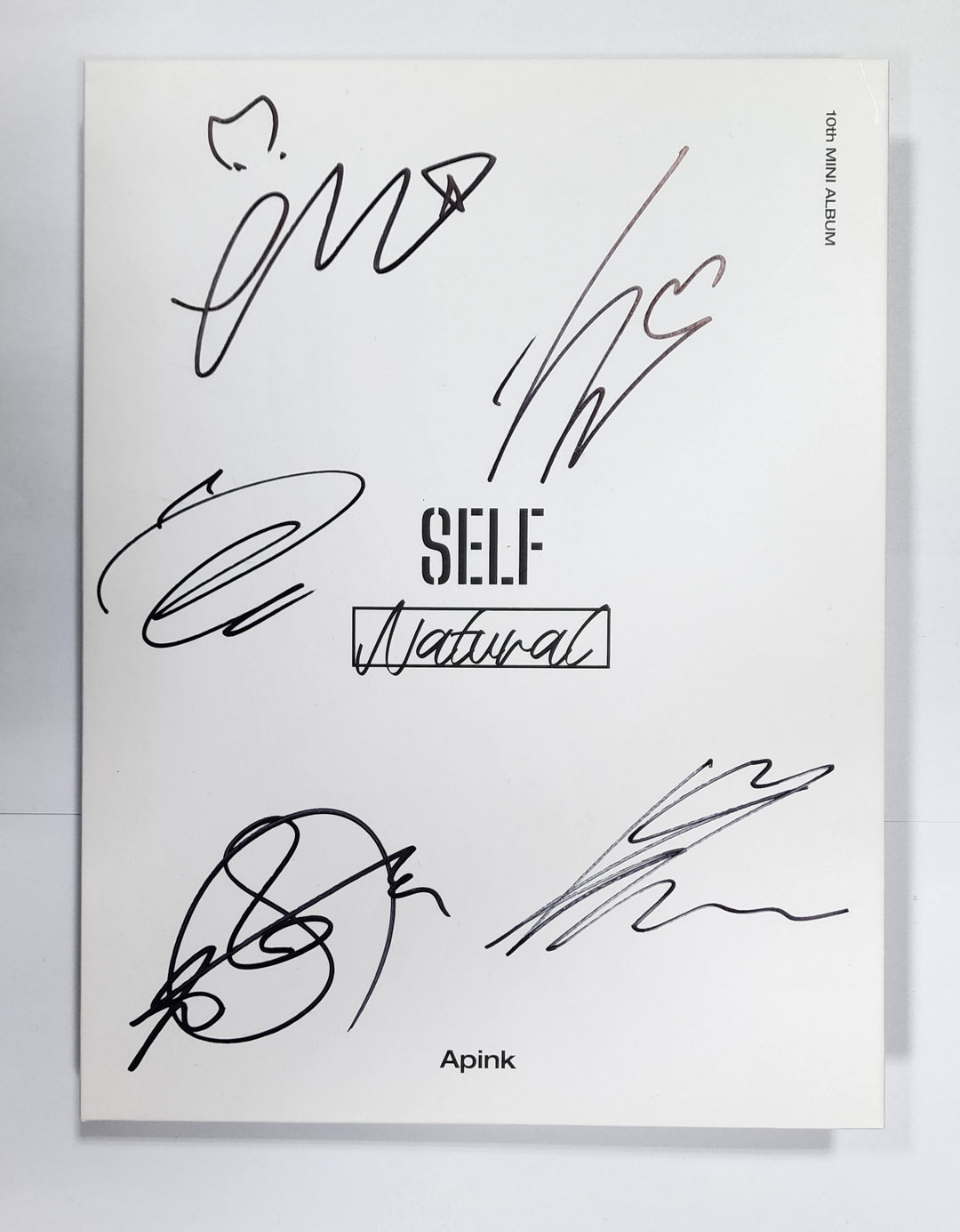 Apink "SELF" 10th Mini Album - Hand Autographed(Signed) Album - HALLYUSUPERSTORE