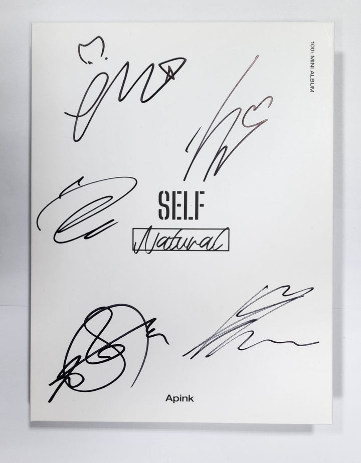 Apink "SELF" 10th Mini Album - Hand Autographed(Signed) Album - HALLYUSUPERSTORE