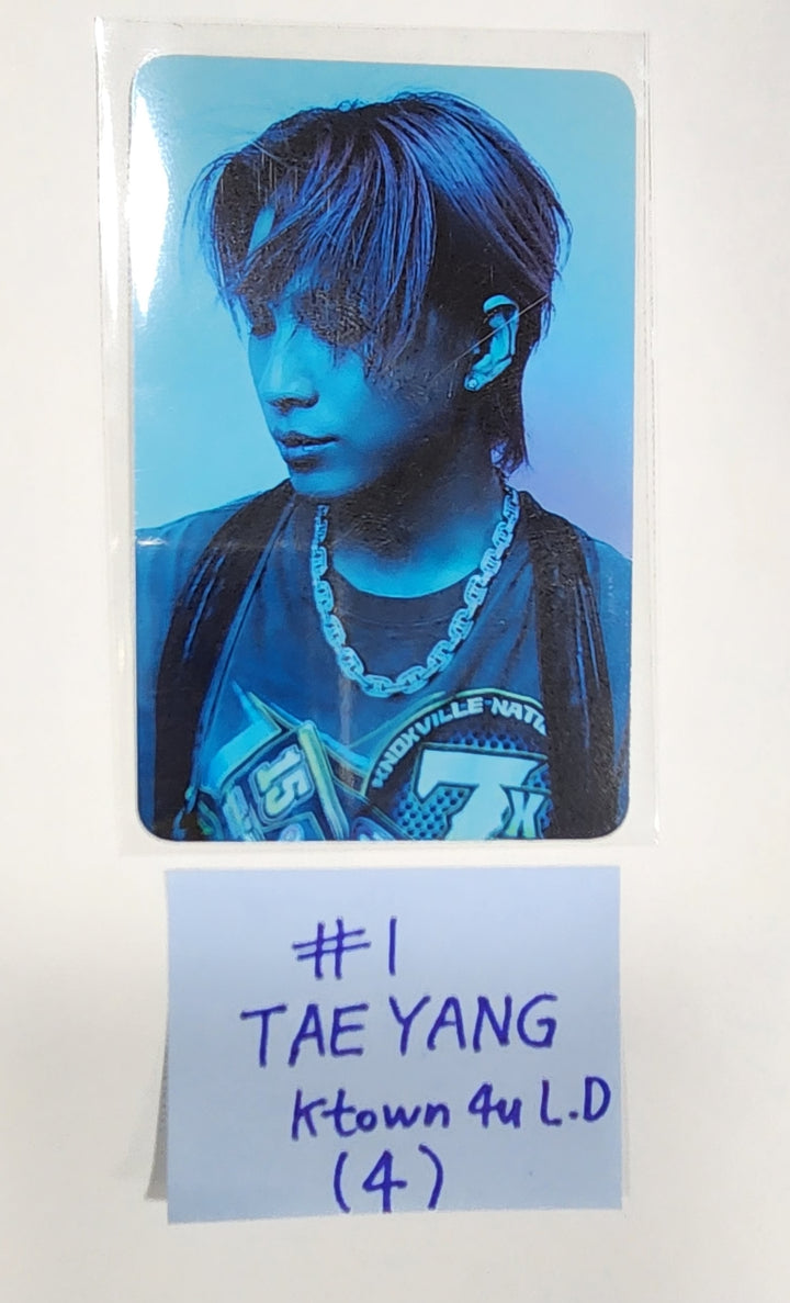 TAEYANG "Down to Earth" - Ktown4U Lucky Draw Event, Drink Event Photocard - HALLYUSUPERSTORE
