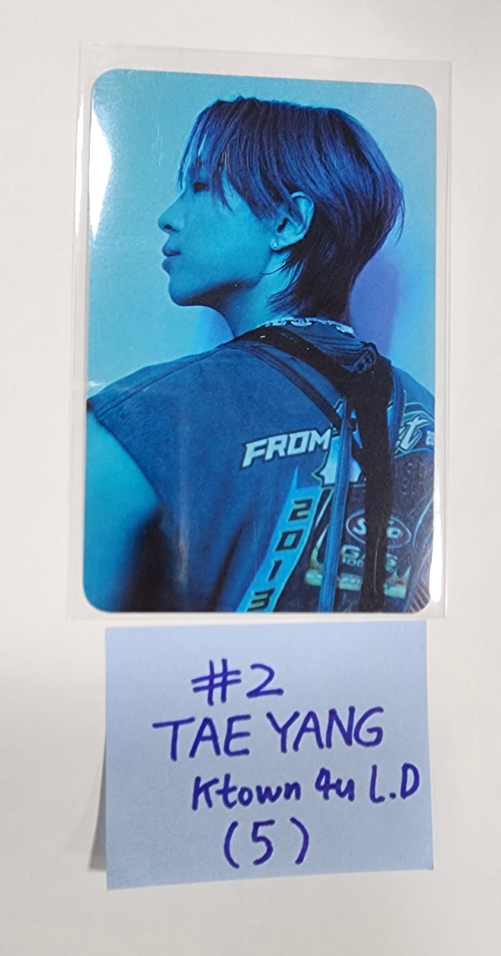 TAEYANG "Down to Earth" - Ktown4U Lucky Draw Event, Drink Event Photocard - HALLYUSUPERSTORE