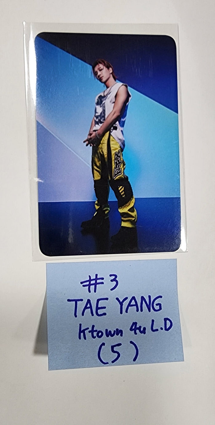 TAEYANG "Down to Earth" - Ktown4U Lucky Draw Event, Drink Event Photocard - HALLYUSUPERSTORE