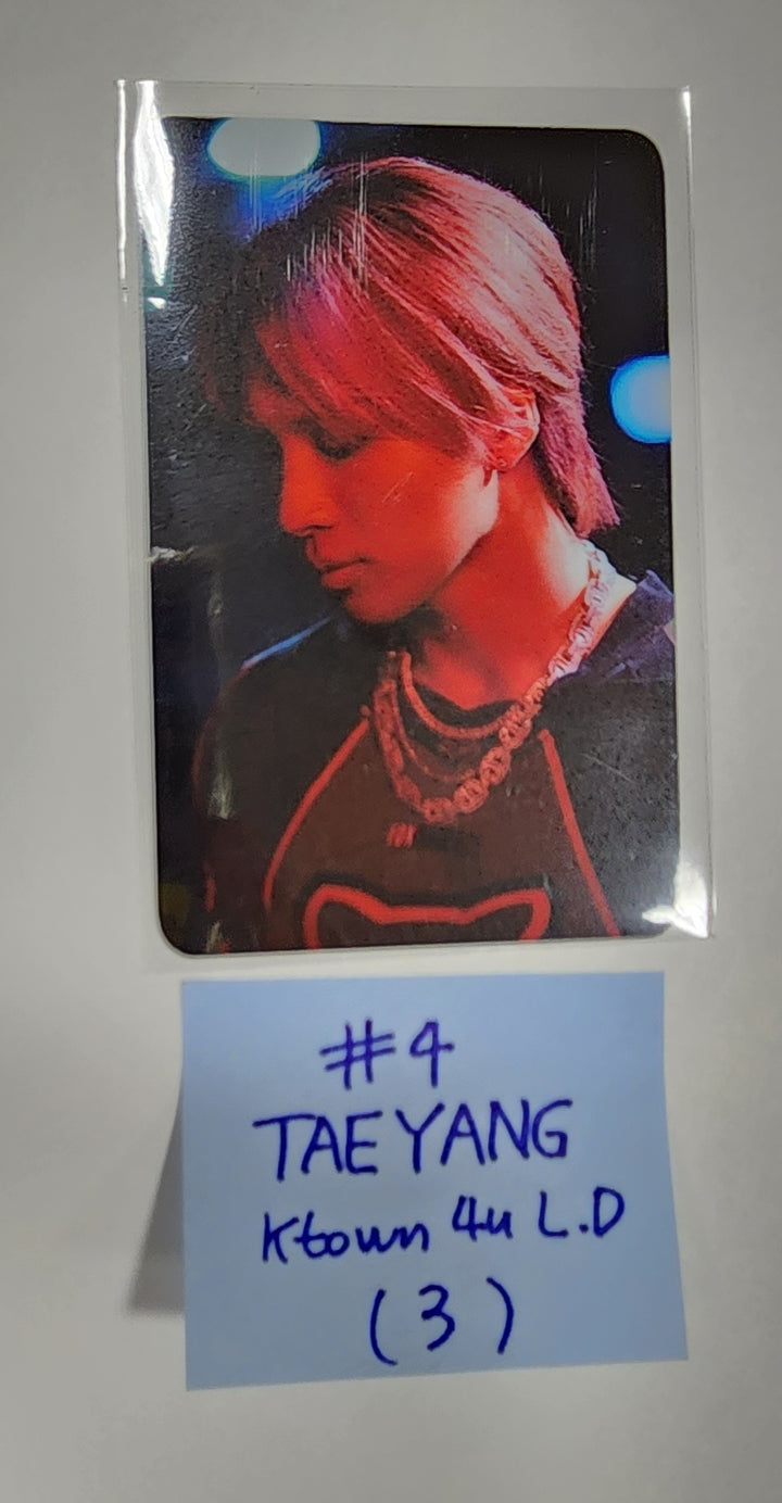 TAEYANG "Down to Earth" - Ktown4U Lucky Draw Event, Drink Event Photocard - HALLYUSUPERSTORE