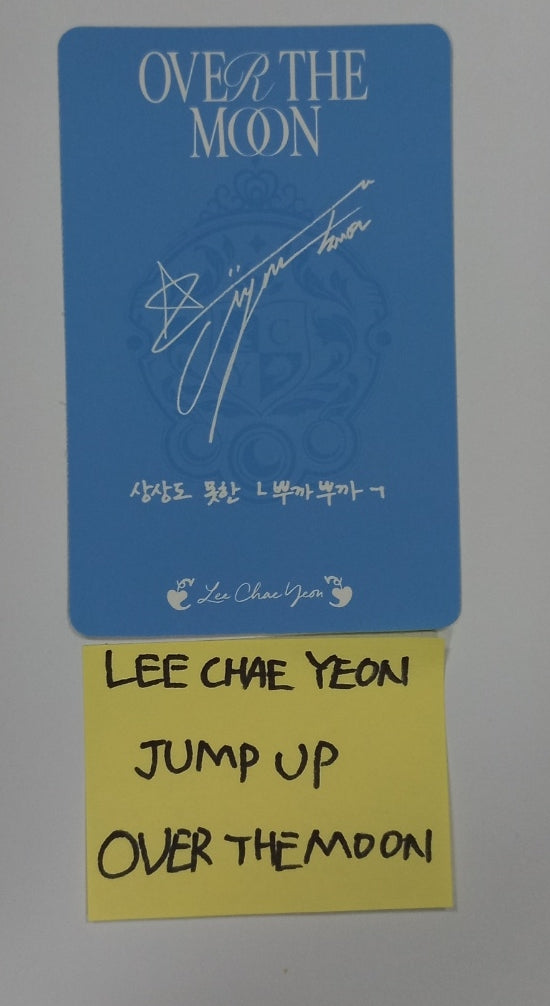 Lee Chae Yeon "Over The Moon" - Hand Autographed(Sined) Photocard - HALLYUSUPERSTORE