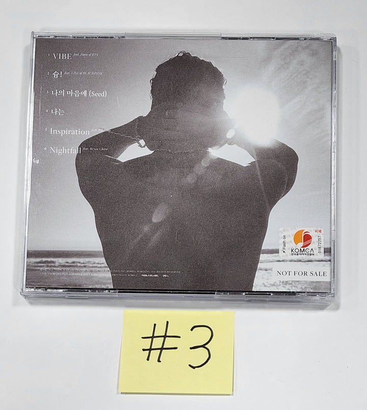 TAEYANG "Down to Earth" - Hand Autographed(Signed) Promo Album - HALLYUSUPERSTORE