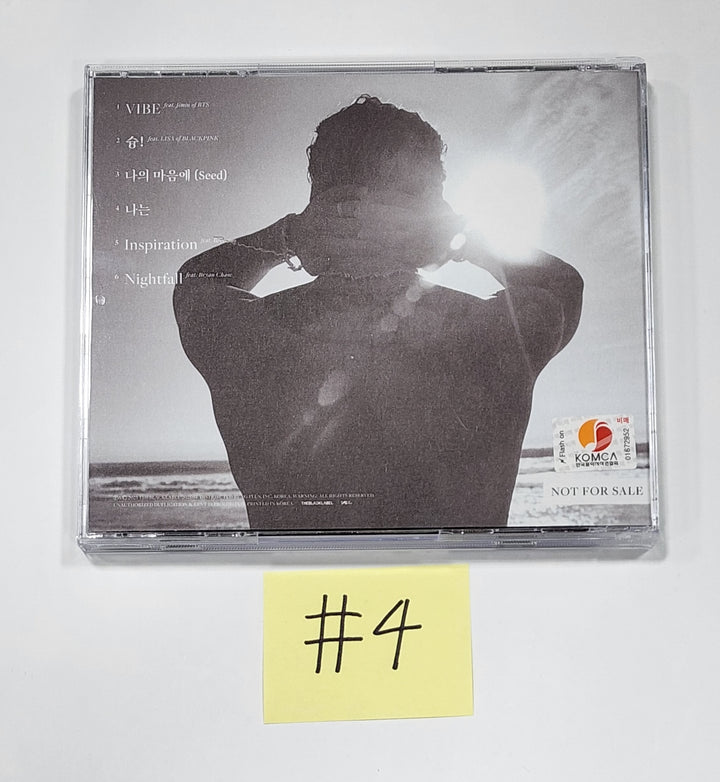 TAEYANG "Down to Earth" - Hand Autographed(Signed) Promo Album - HALLYUSUPERSTORE