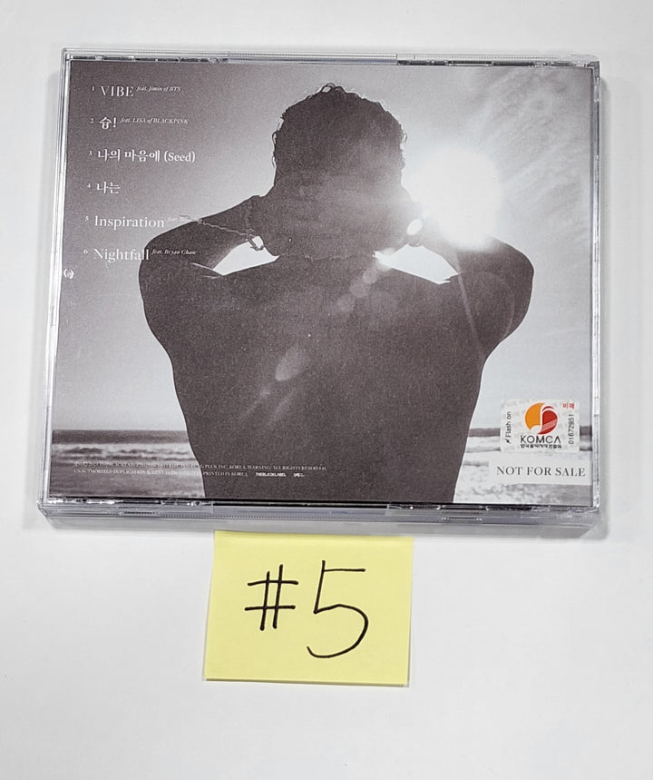 TAEYANG "Down to Earth" - Hand Autographed(Signed) Promo Album - HALLYUSUPERSTORE