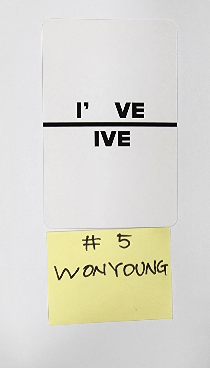 IVE "I've IVE" - Hand Autographed(Signed) Photocard - HALLYUSUPERSTORE