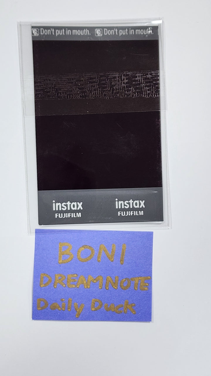 BONI (Of Dream Note) - Hand Autographed(Signed) Polaroid - HALLYUSUPERSTORE