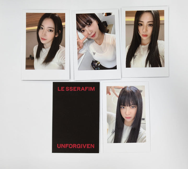 LE SSERAFIM "UNFORGIVEN" - Aladin Pre-Order Benefit Polaroid Type Big Photocard - HALLYUSUPERSTORE