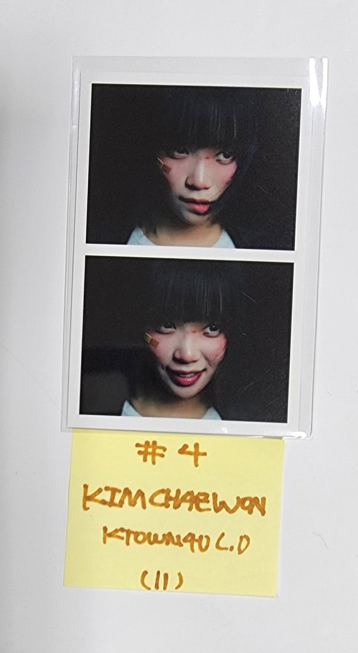 LE SSERAFIM "UNFORGIVEN" - Ktown4U Lucky Draw Photocards, Drink Event Printed Photo - HALLYUSUPERSTORE